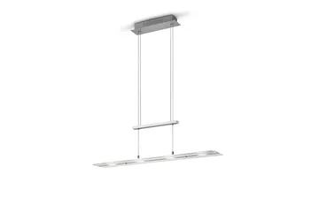 Trio Lighting Milos LED Taklampe Børstet Stål - Belysning - Innendørsbelysning & Lamper - Kjøkkenlampe - Taklampe kjøkken