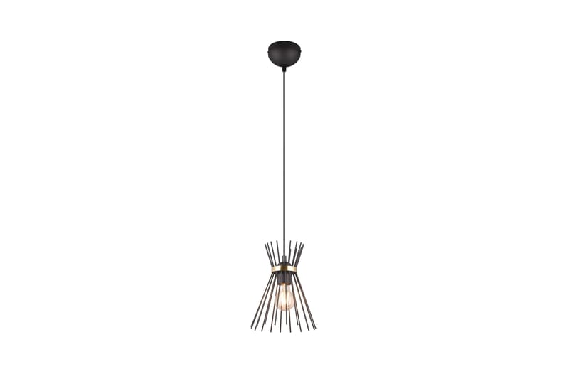 Trio Lighting Rod Taklampe 1L E27 svart/gull - Belysning - Innendørsbelysning & Lamper - Kjøkkenlampe - Taklampe kjøkken