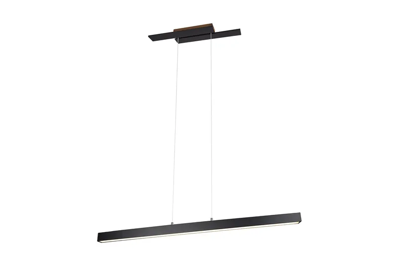 Trio Lighting Belfast LED taklampe matt sort - Matt svart - Belysning - Innendørsbelysning & Lamper - Kjøkkenlampe - Taklampe kjøkken