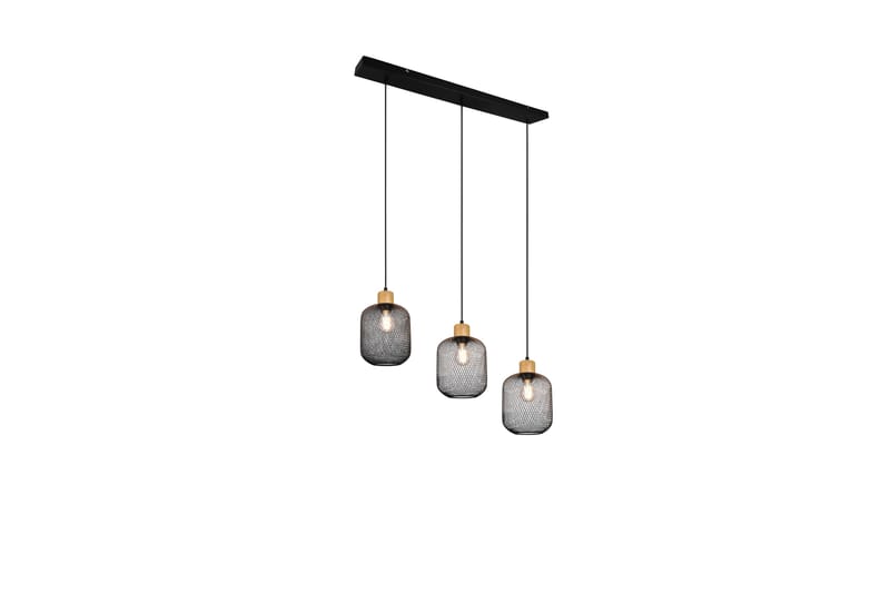 Trio Lighting Calimero taklampe 3L E27 matt svart - Matt svart - Belysning - Innendørsbelysning & Lamper - Kjøkkenlampe - Taklampe kjøkken