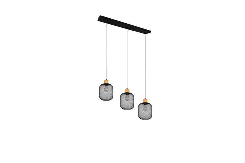 Trio Lighting Calimero taklampe 3L E27 matt svart - Matt svart - Belysning - Innendørsbelysning & Lamper - Kjøkkenlampe - Taklampe kjøkken