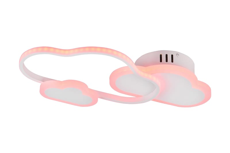 Trio Lighting Cloudy LED plafond matt hvit RGBW - Belysning - Innendørsbelysning & Lamper - Kjøkkenlampe - Taklampe kjøkken