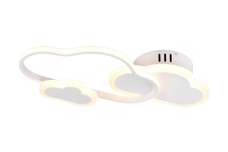 Trio Lighting Cloudy LED plafond matt hvit RGBW - Belysning - Innendørsbelysning & Lamper - Kjøkkenlampe - Taklampe kjøkken