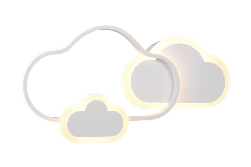 Trio Lighting Cloudy LED plafond matt hvit RGBW - Belysning - Innendørsbelysning & Lamper - Kjøkkenlampe - Taklampe kjøkken