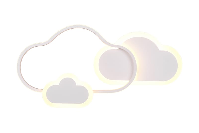 Trio Lighting Cloudy LED plafond matt hvit RGBW - Belysning - Innendørsbelysning & Lamper - Kjøkkenlampe - Taklampe kjøkken