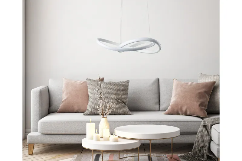 Trio Lighting Course LED taklampe matt hvit 4000K - Belysning - Innendørsbelysning & Lamper - Kjøkkenlampe - Taklampe kjøkken