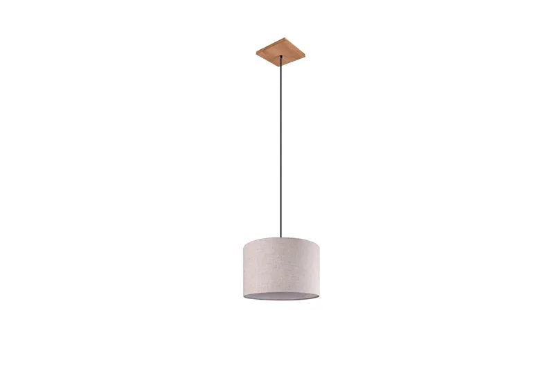 Trio Lighting Elmau taklampe 1L E27 tre/beige - Belysning - Innendørsbelysning & Lamper - Kjøkkenlampe - Taklampe kjøkken