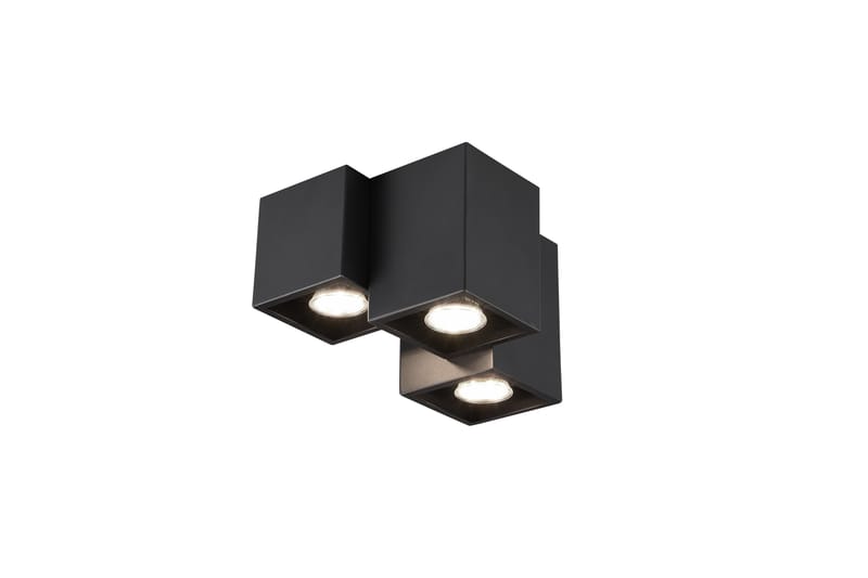 Trio Lighting Fernando plafond 3L GU10 matt sort - Matt svart - Belysning - Innendørsbelysning & Lamper - Kjøkkenlampe - Taklampe kjøkken