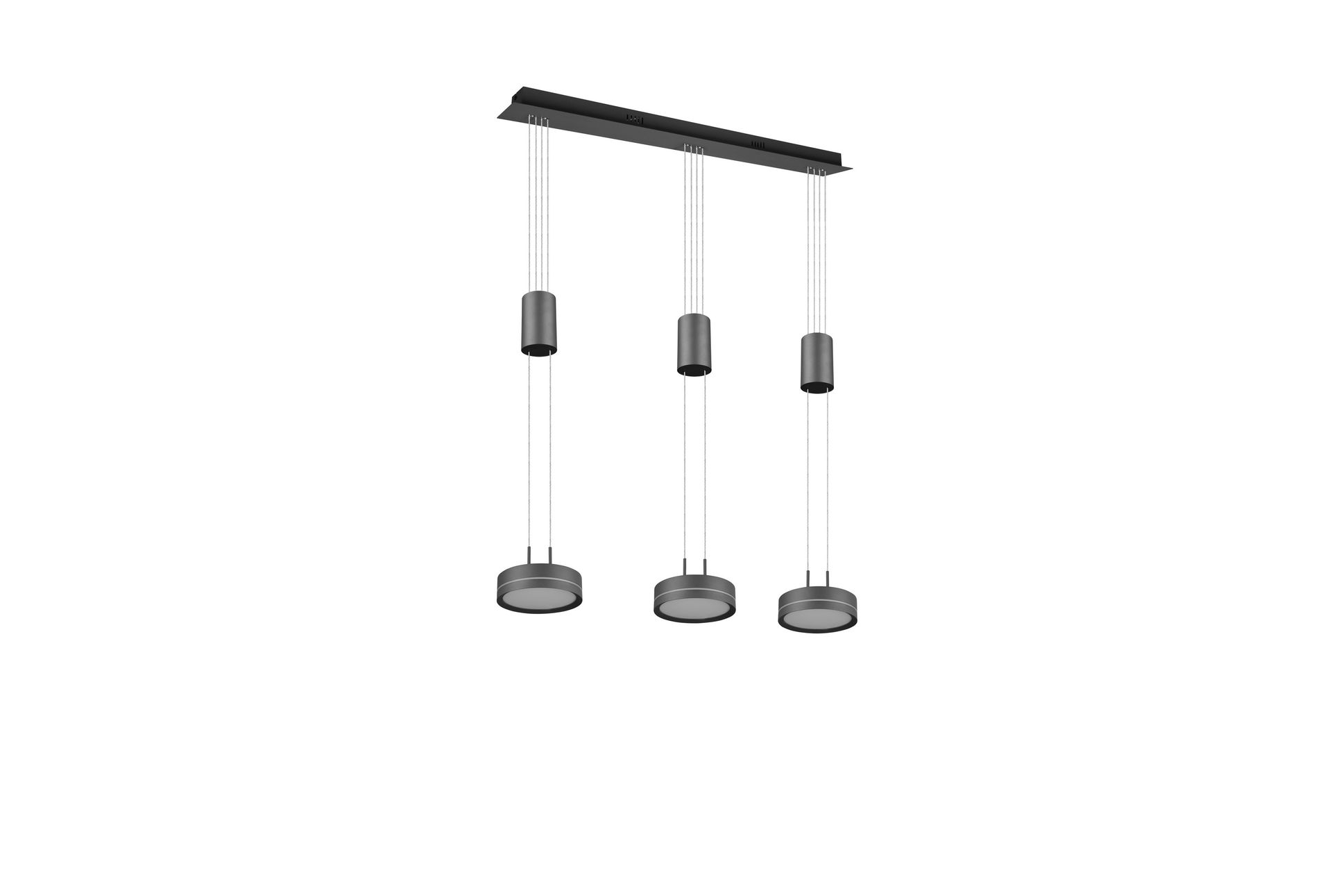 Trio Lighting Franklin LED taklampe 3L antrasitt - Belysning - Innendørsbelysning & Lamper - Kjøkkenlampe - Taklampe kjøkken