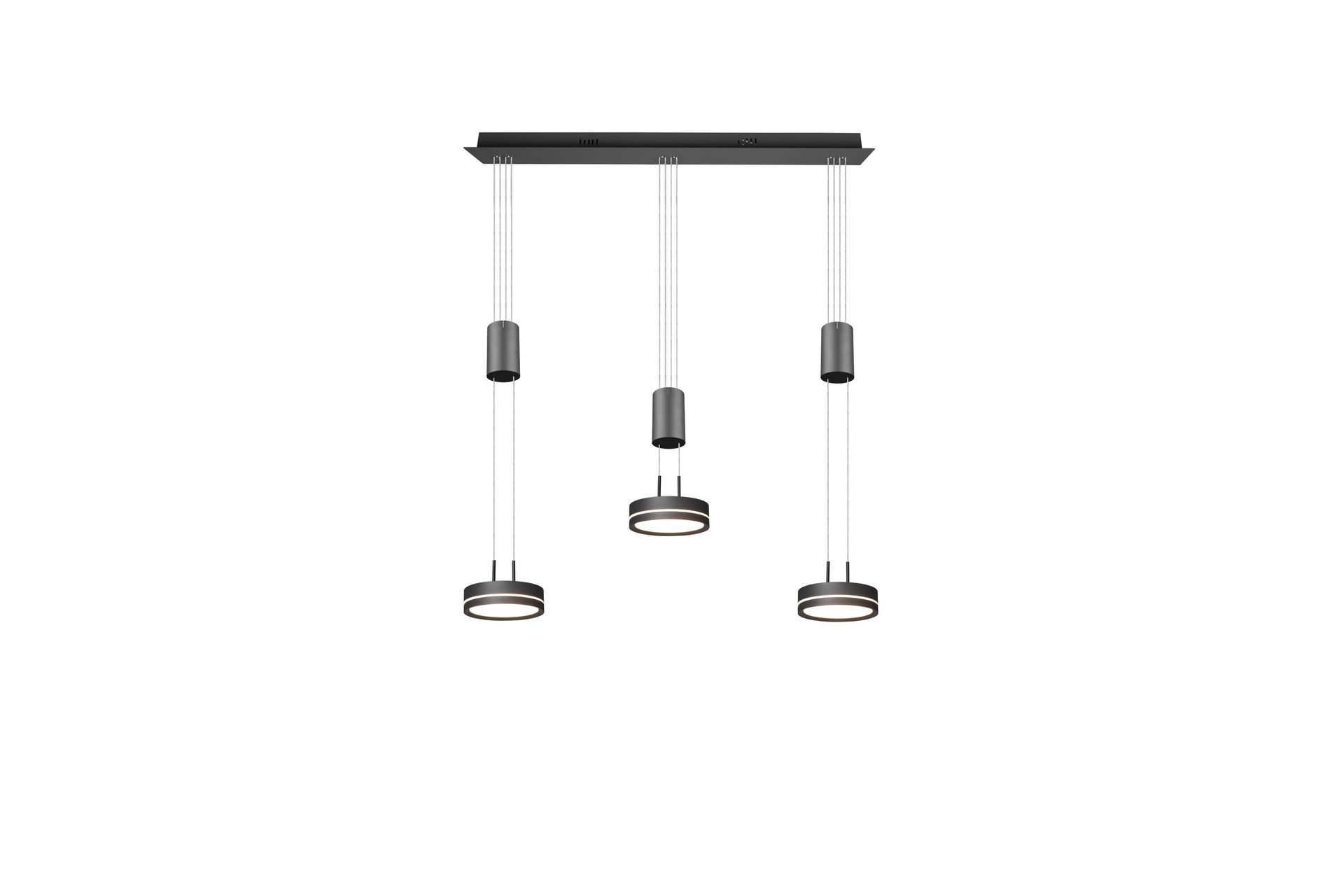Trio Lighting Franklin LED taklampe 3L antrasitt - Belysning - Innendørsbelysning & Lamper - Kjøkkenlampe - Taklampe kjøkken