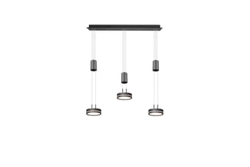 Trio Lighting Franklin LED taklampe 3L antrasitt - Belysning - Innendørsbelysning & Lamper - Kjøkkenlampe - Taklampe kjøkken
