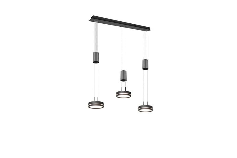 Trio Lighting Franklin LED taklampe 3L antrasitt - Belysning - Innendørsbelysning & Lamper - Kjøkkenlampe - Taklampe kjøkken