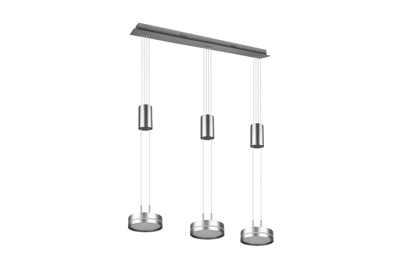 Trio Lighting Franklin LED taklampe 3L børstet stål - Belysning - Innendørsbelysning & Lamper - Kjøkkenlampe - Taklampe kjøkken