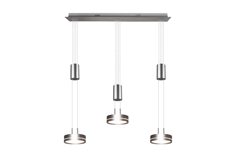 Trio Lighting Franklin LED taklampe 3L børstet stål - Belysning - Innendørsbelysning & Lamper - Kjøkkenlampe - Taklampe kjøkken