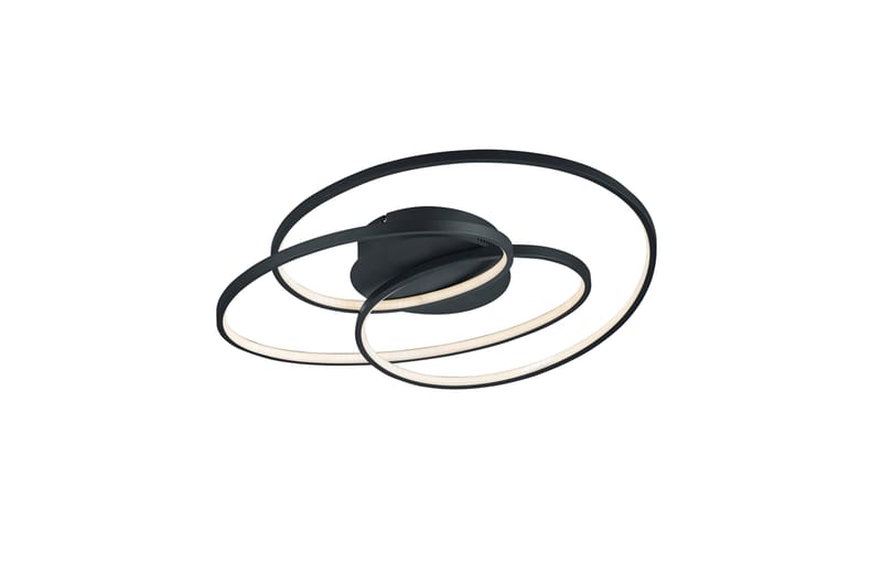 Trio Lighting Gale plafond 60 cm matt svart - Belysning - Innend�ørsbelysning & Lamper - Kjøkkenlampe - Taklampe kjøkken