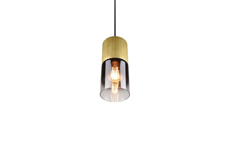 Trio Lighting Robin taklampe 1L E27 matt messing/røkfarget - Belysning - Innendørsbelysning & Lamper - Kjøkkenlampe - Taklampe kjøkken