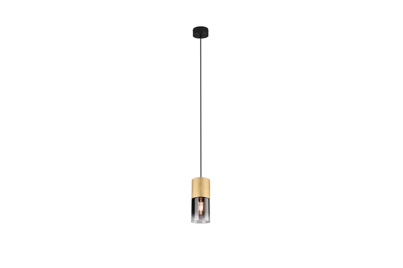 Trio Lighting Robin taklampe 1L E27 matt messing/røkfarget, undefined