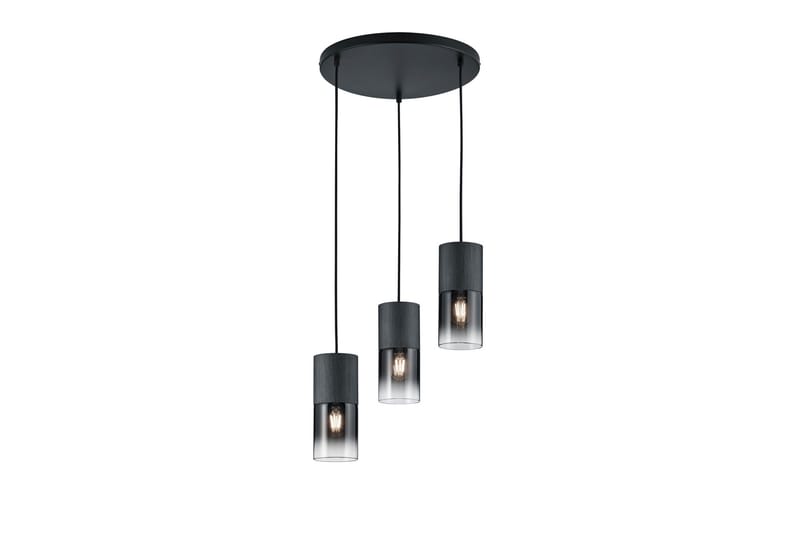 Trio Lighting Robin taklampe 3L E27 matt svart, undefined
