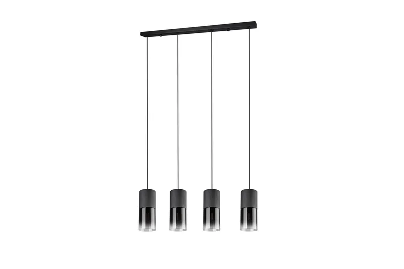 Trio Lighting Robin taklampe 4L E27 matt svart, undefined