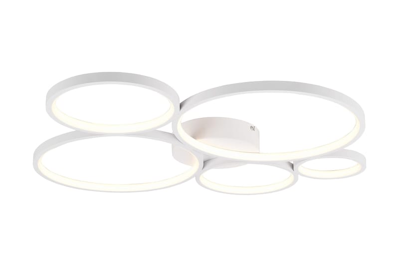 Trio Lighting Rondo LED plafond matt hvit 5L - Belysning - Innendørsbelysning & Lamper - Kjøkkenlampe - Taklampe kjøkken