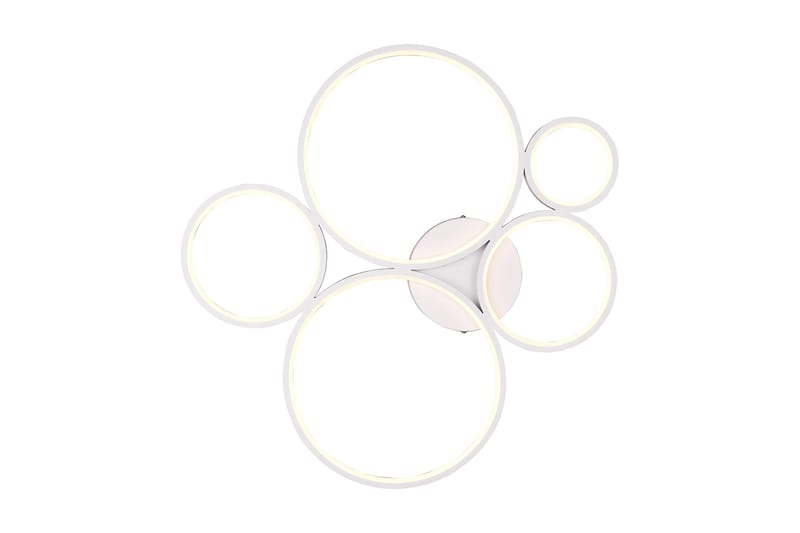 Trio Lighting Rondo LED plafond matt hvit 5L - Belysning - Innendørsbelysning & Lamper - Kjøkkenlampe - Taklampe kjøkken