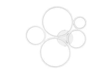 Trio Lighting Rondo LED plafond matt hvit 5L - Belysning - Innendørsbelysning & Lamper - Kjøkkenlampe - Taklampe kjøkken