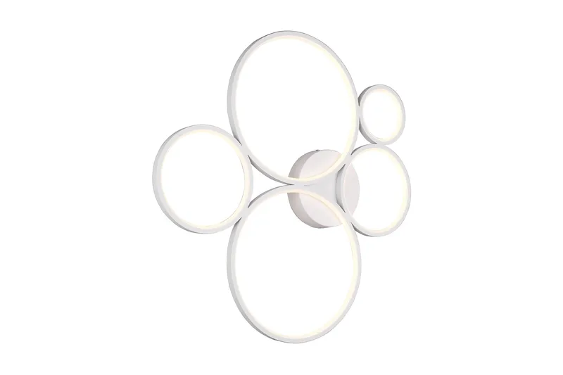 Trio Lighting Rondo LED plafond matt hvit 5L - Belysning - Innendørsbelysning & Lamper - Kjøkkenlampe - Taklampe kjøkken