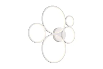 Trio Lighting Rondo LED plafond matt hvit 5L - Belysning - Innendørsbelysning & Lamper - Kjøkkenlampe - Taklampe kjøkken