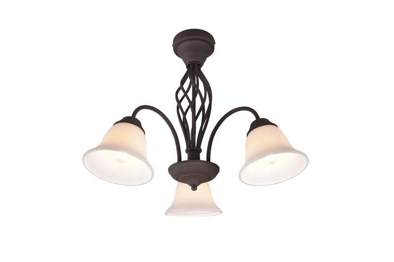 Trio Lighting Rostica plafond 3L E27 rustikk - Belysning - Innendørsbelysning & Lamper - Kjøkkenlampe - Taklampe kjøkken