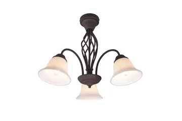 Trio Lighting Rostica plafond 3L E27 rustikk - Belysning - Innendørsbelysning & Lamper - Kjøkkenlampe - Taklampe kjøkken