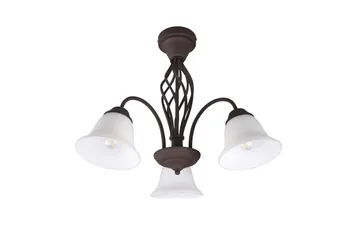 Trio Lighting Rostica plafond 3L E27 rustikk - Belysning - Innendørsbelysning & Lamper - Kjøkkenlampe - Taklampe kjøkken