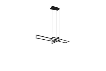 Trio Lighting Salinas LED taklampe matt svart - Matt svart - Belysning - Innendørsbelysning & Lamper - Kjøkkenlampe - Taklampe kjøkken