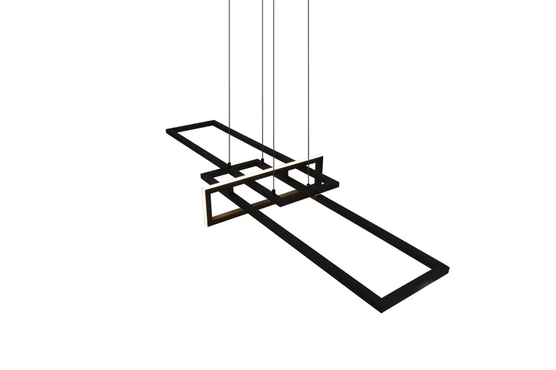 Trio Lighting Salinas LED taklampe matt svart - Matt svart - Belysning - Innendørsbelysning & Lamper - Kjøkkenlampe - Taklampe kjøkken