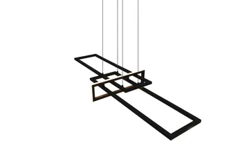 Trio Lighting Salinas LED taklampe matt svart - Matt svart - Belysning - Innendørsbelysning & Lamper - Kjøkkenlampe - Taklampe kjøkken