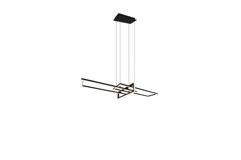 Trio Lighting Salinas LED taklampe matt svart, Matt svart