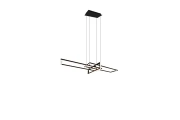 Trio Lighting Salinas LED taklampe matt svart - Matt svart - Belysning - Innendørsbelysning & Lamper - Kjøkkenlampe - Taklampe kjøkken