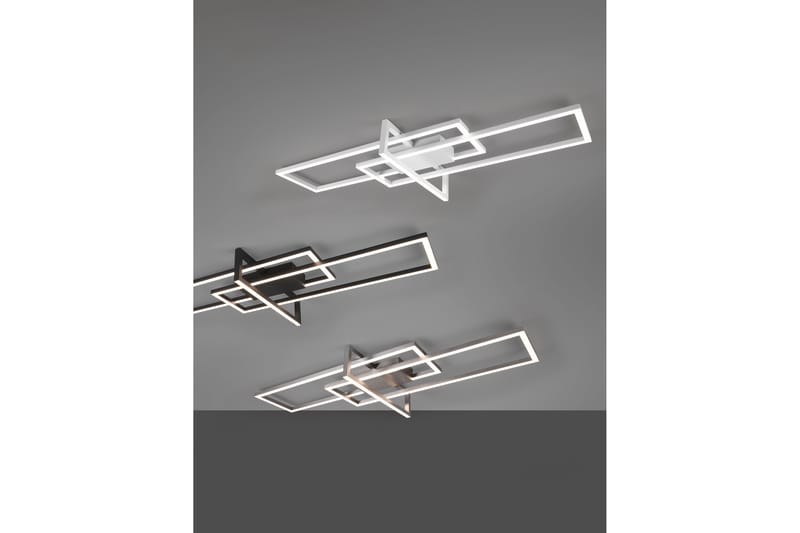 Trio Lighting Salinas LED plafond matt svart - Matt svart - Belysning - Innendørsbelysning & Lamper - Kjøkkenlampe - Taklampe kjøkken