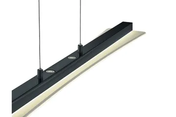 Trio Lighting Smash LED taklampe matt sort - Matt svart/Hvit - Belysning - Innendørsbelysning & Lamper - Kjøkkenlampe - Taklampe kjøkken
