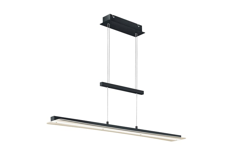 Trio Lighting Smash LED taklampe matt sort - Matt svart/Hvit - Belysning - Innendørsbelysning & Lamper - Kjøkkenlampe - Taklampe kjøkken