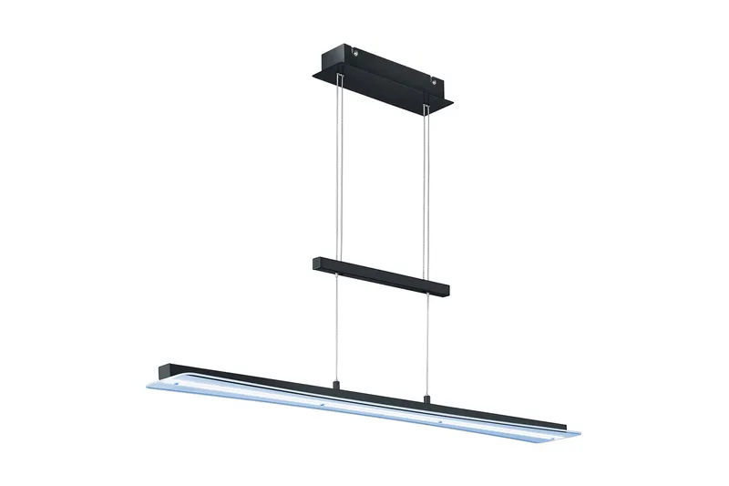 Trio Lighting Smash LED taklampe matt sort, Matt svart/Hvit