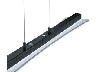 Trio Lighting Smash LED taklampe matt sort - Matt svart/Hvit - Belysning - Innendørsbelysning & Lamper - Kjøkkenlampe - Taklampe kjøkken