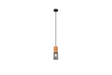 Trio Lighting Tosh taklampe E27 matt sort - Natur/Matt svart - Belysning - Innendørsbelysning & Lamper - Kjøkkenlampe - Taklampe kjøkken