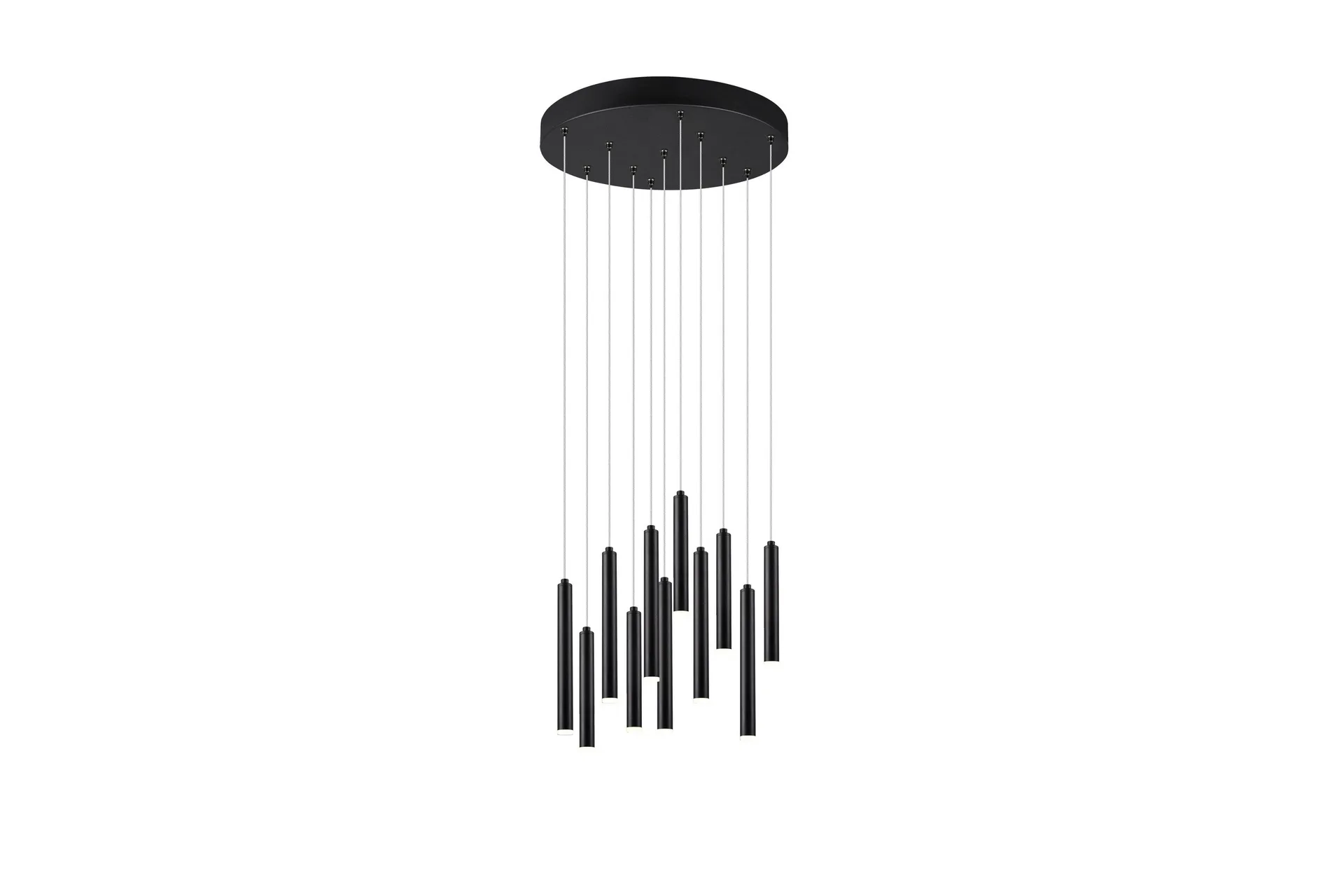 Trio Lighting Tubular LED taklampe 40 cm matt svart -