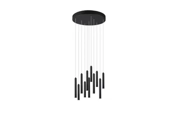 Trio Lighting Tubular LED taklampe 40 cm matt svart - Belysning - Innendørsbelysning & Lamper - Kjøkkenlampe - Taklampe kjøkken