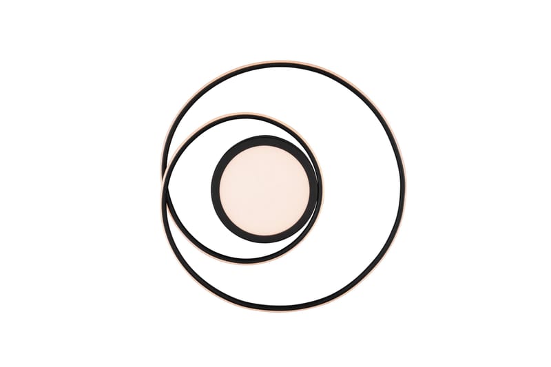 Trio Lighting Yava LED plafond matt svart - Belysning - Innendørsbelysning & Lamper - Kjøkkenlampe - Taklampe kjøkken