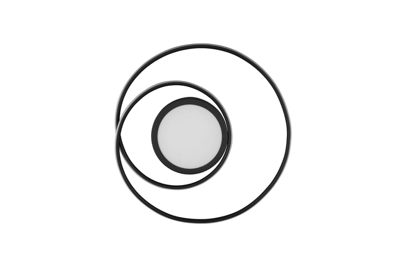 Trio Lighting Yava LED plafond matt svart - Belysning - Innendørsbelysning & Lamper - Kjøkkenlampe - Taklampe kjøkken