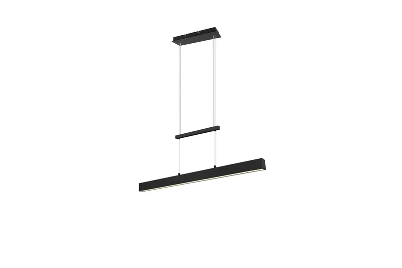 Trio Lighting Paros LED taklampe matt svart, Matt svart