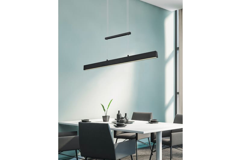 Trio Lighting Paros LED taklampe matt svart - Matt svart - Belysning - Innendørsbelysning & Lamper - Kjøkkenlampe - Taklampe kjøkken