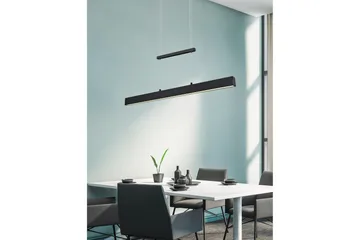 Trio Lighting Paros LED taklampe matt svart - Matt svart - Belysning - Innendørsbelysning & Lamper - Kjøkkenlampe - Taklampe kjøkken