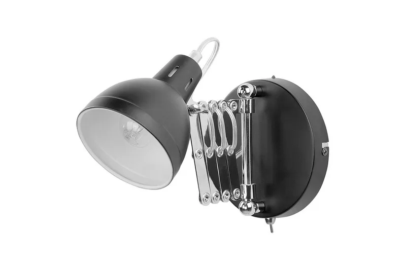 Klarve Vegglampe 2 stk E14 - Svart - Belysning - Innendørsbelysning & Lamper - Nattlampe - Nattlampe vegg